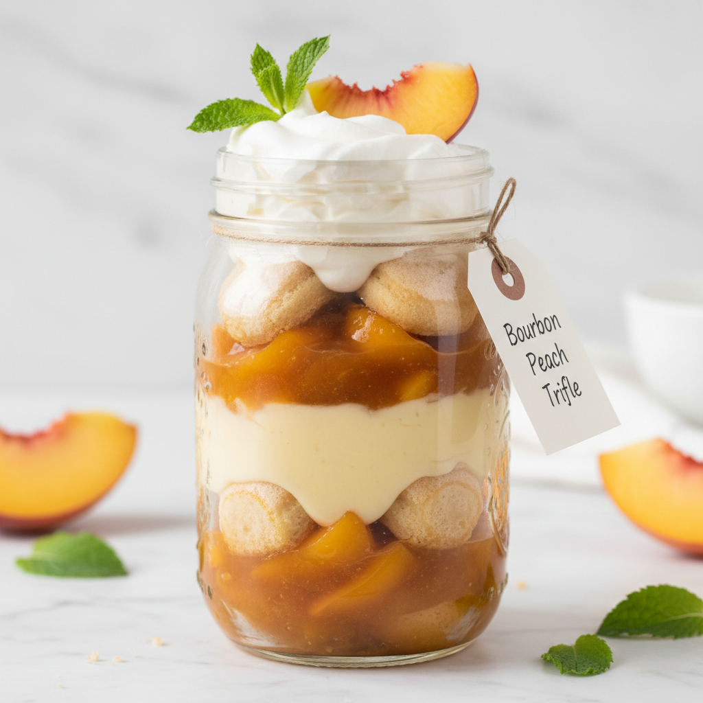 Bourbon Peach Trifle Cup